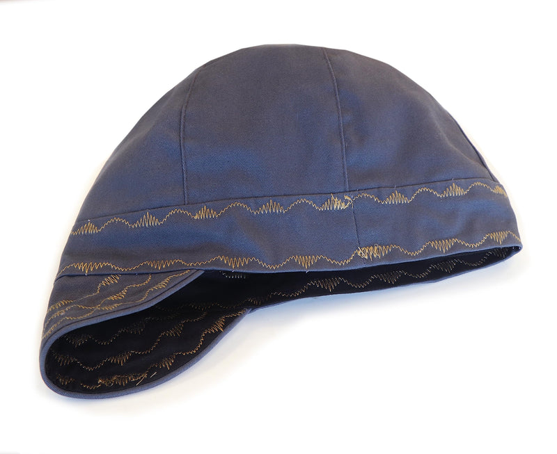 BOCOMAL Welding Cap High Deep CAT2 Flame Resistant Midweight 6 Pannel Welder Caps 7 3/8 Dark Grey