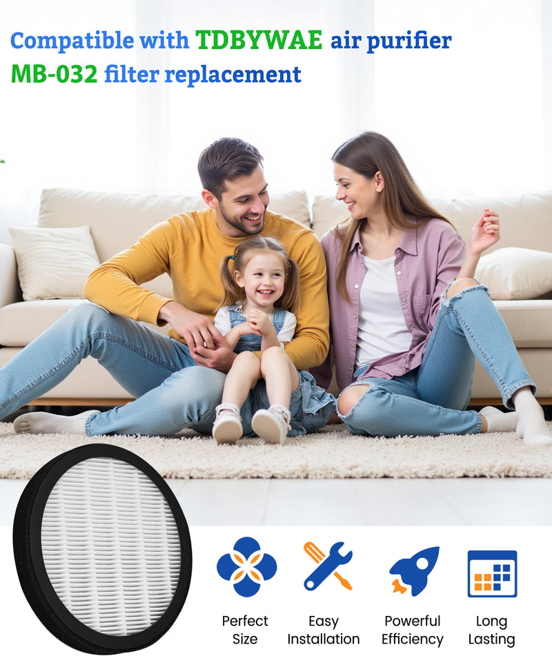 MB-032 Replacement Filter for TDBYWAE Air Purifier