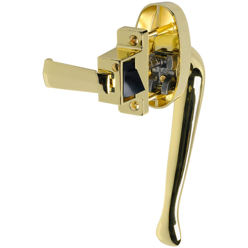 Wright Products - Villa Pull Handle for Screen and Storm Doors, Brass Plated