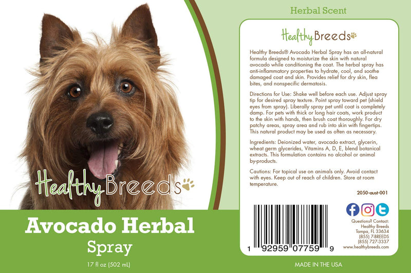 Healthy Breeds Australian Terrier Avocado Herbal Spray 17 oz