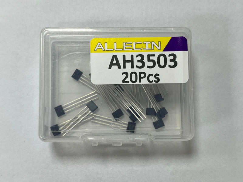 20Pcs AH3503 Linear Hall Element 3503 3Pins Effect Sensor Circuit Magnetic Detector