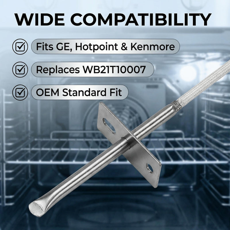 WB21T10007 Oven Temperature Sensor Probe Suitable for GE Oven Sensor Replacement Parts WB21X22134 AP5953771 PS10059162 OEM