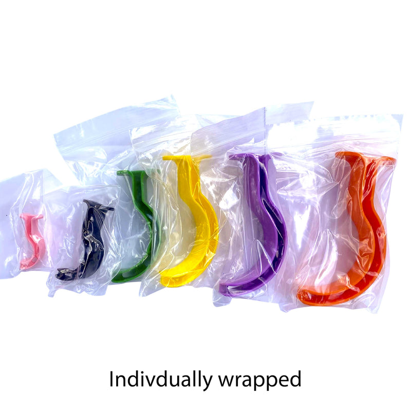 Kemp USA Berman Oral Airway 6 Piece Kit, OPA Kit, Color Coded, Dual Channel with Reinforced Bite-Block