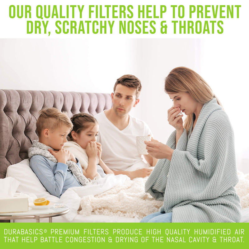 Durabasics Filter Replacements for Honeywell Filter humidifier Filter T, 4 Pack, Compatible with HFT600 Honeywell Humidifier Filter, HEV615 & HEV620, Filter HFT600 & Filter T