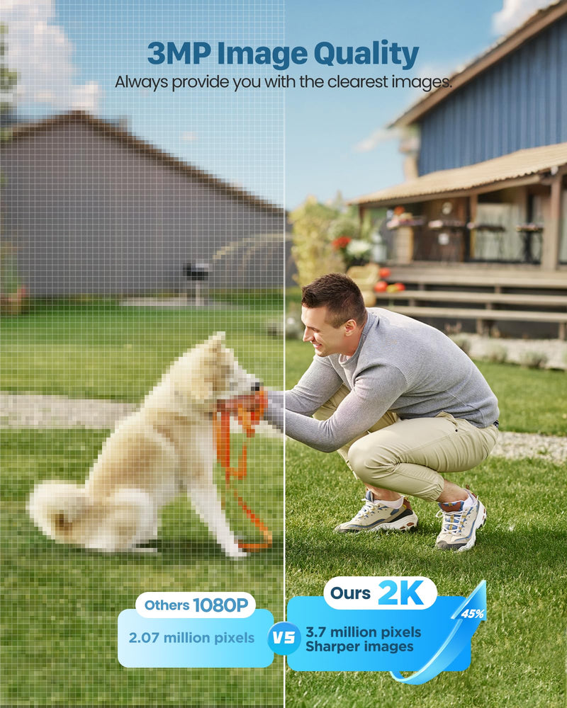 Security Cameras Wireless Outdoor Solar: 2K WiFi Camera for Home Security System - Battery Powered Cam IP66 Waterproof Motion Sensor - Camaras de Seguridad para Casa Inalambricas 1-camera