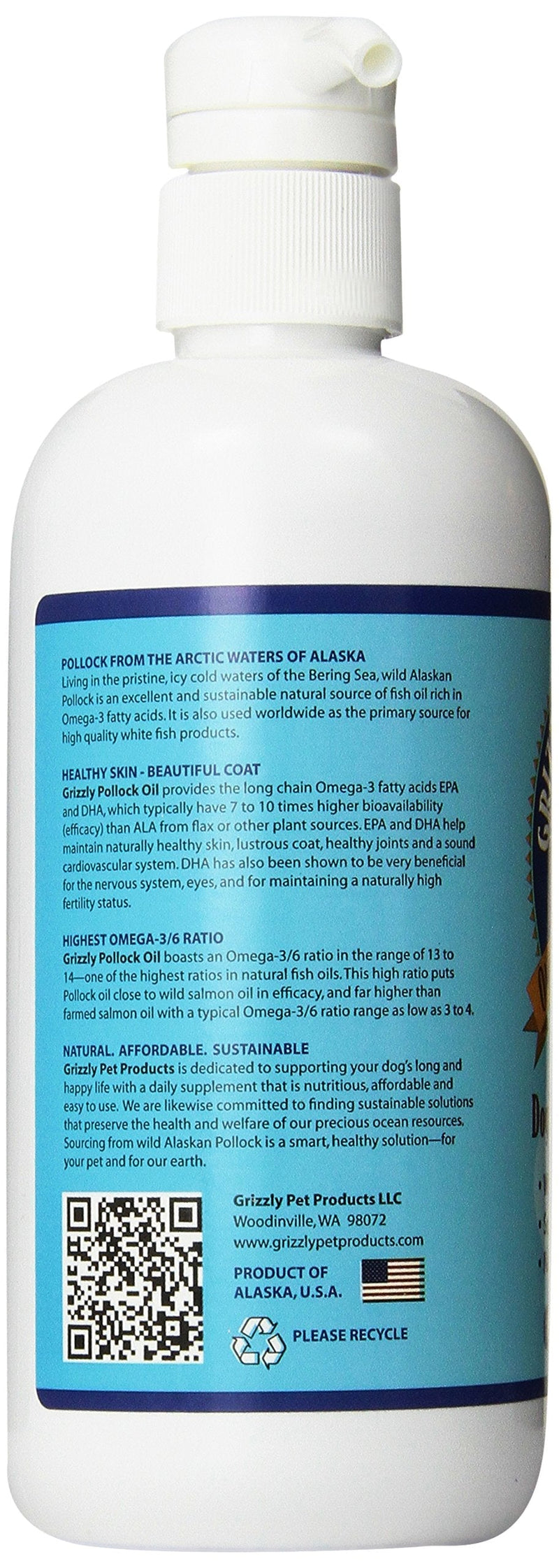 Oil Dog Food Supplement, 16 Ounce 16-Ounce