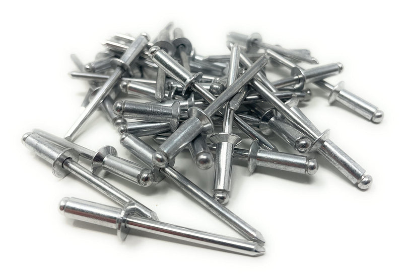 Metal Magery - Aluminum Countersunk Head Blind Rivets Pop Rivets - 3/16" Diameter - 50 Count (3/16" x 3/8" (0.25-.375 Inch Grip Range)) 3/16" x 3/8" (0.25-.375 Inch Grip Range)