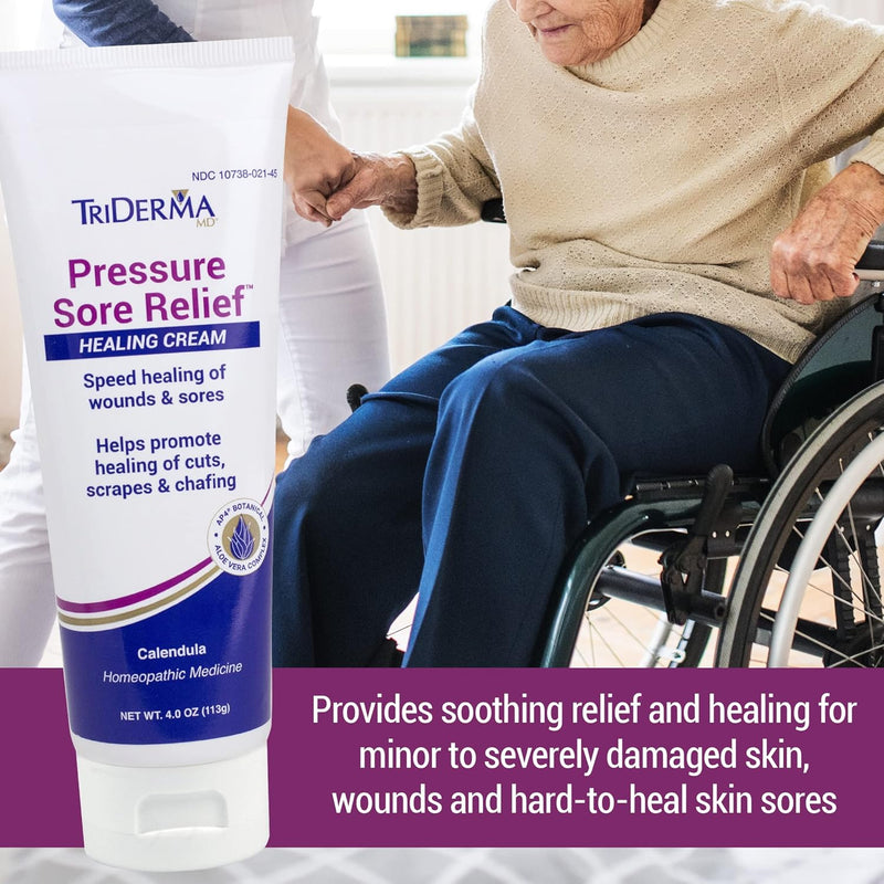 TriDerma Pressure Sore Relief Healing Cream, 4 Ounces - NewNest Australia