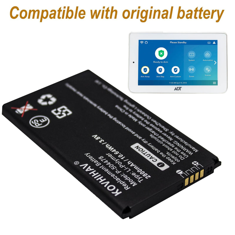 ADT P-504478 Battery for Command Secondary Color Touchscreen Keypad