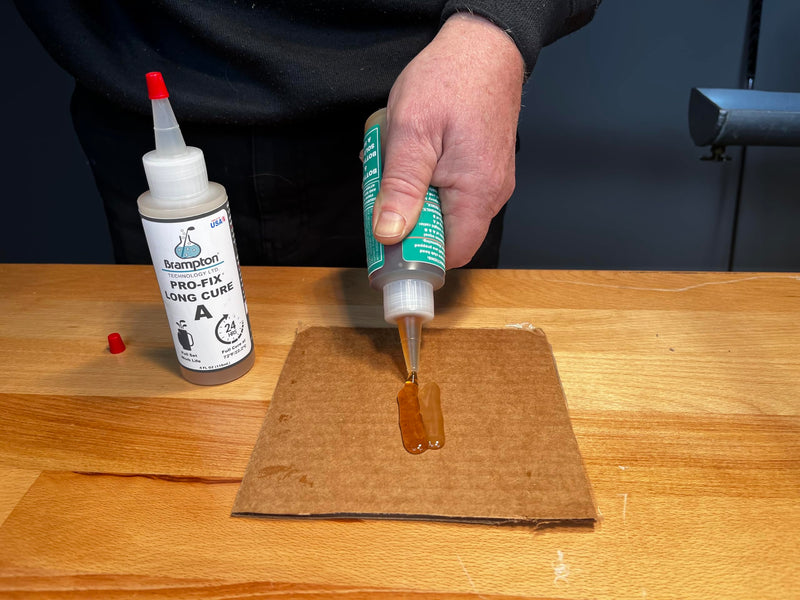 Brampton PRO-FIX Long Cure Golf Epoxy - Full Set Work Life - Extra Strength - Golf Epoxy for All Golf Shafts, Golf Heads, Drivers, Putters, and Irons - Engineered for The Golf Industry (0.85oz) .85 Ounce