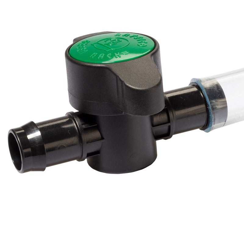 1 Inch Barbed Shut Off Valve - Simple On and Off Operation No Leak Design - Pack of 2 - Constructed from Lightweight Wear-Resistant Plastic
