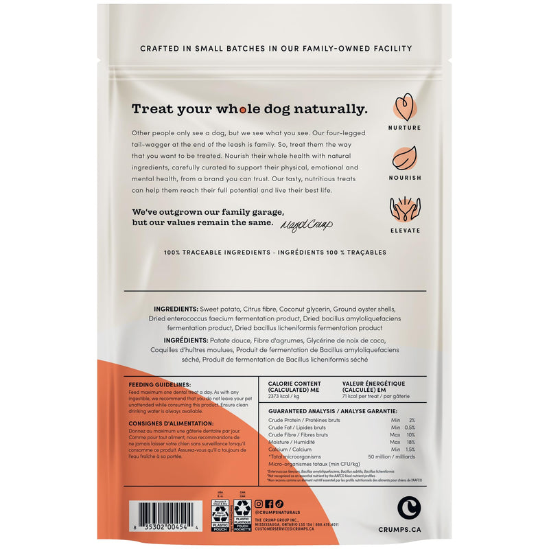 Crumps' Naturals Plaque Busters Advanced - Whole Mouth Care Dental Sticks 9.5oz - PawsPlanet Australia