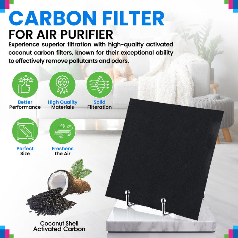 Bagean Airmega AP-1512HH Carbon Pre-Filter - Compatible Coway Air Purifier (3-Pack)
