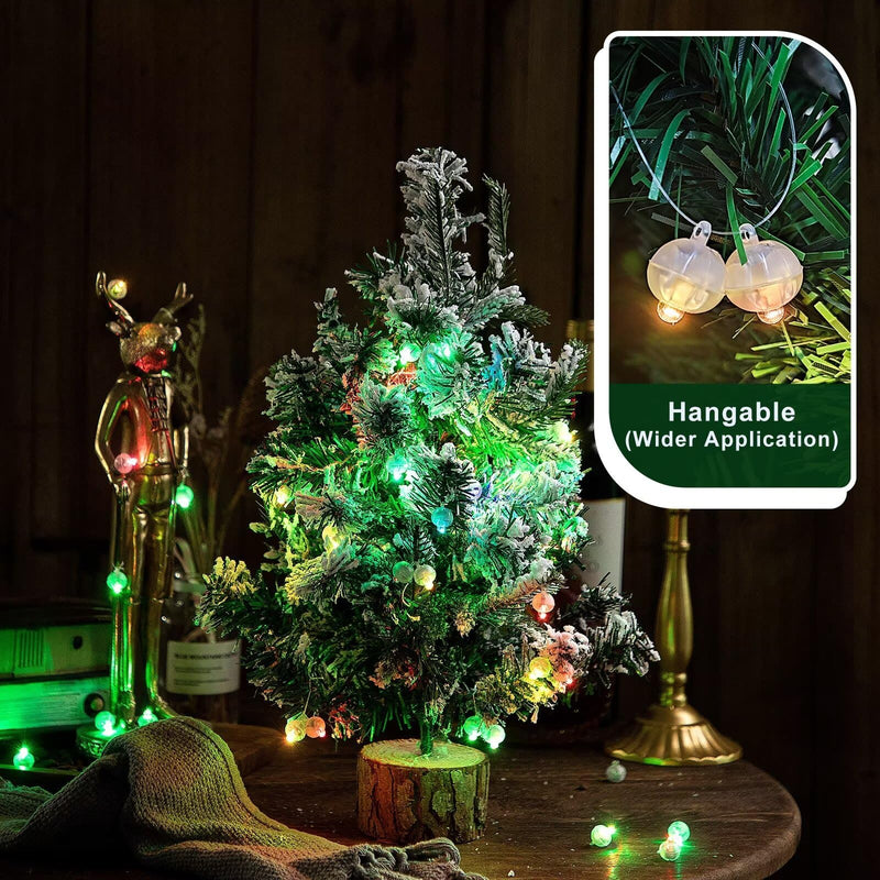 ZGWJ 100PCs Mini Led Lights Comes with a Lanyard, Balloons Light for Party Decorations,Paper Lantern,Easter Eggs,Birthday Party,Halloween Christmas Decoration(Glow steadily Warm White) 100P With Rope Glow steadily Warm White