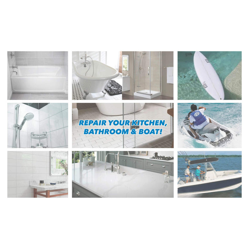 Tub and Shower Repair Kit - White