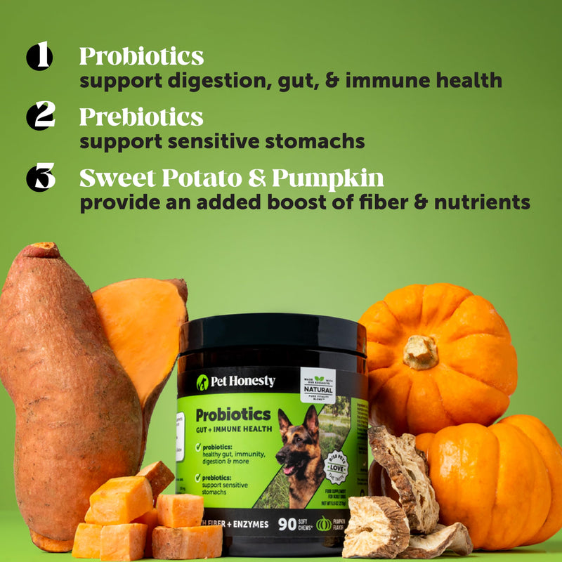 Daily Essentials Virtual Bundle - Probiotics for Dogs + Dental Powder for Teeth Cleaning & Plaque Removal, Gut Health & Immune Support for Dogs