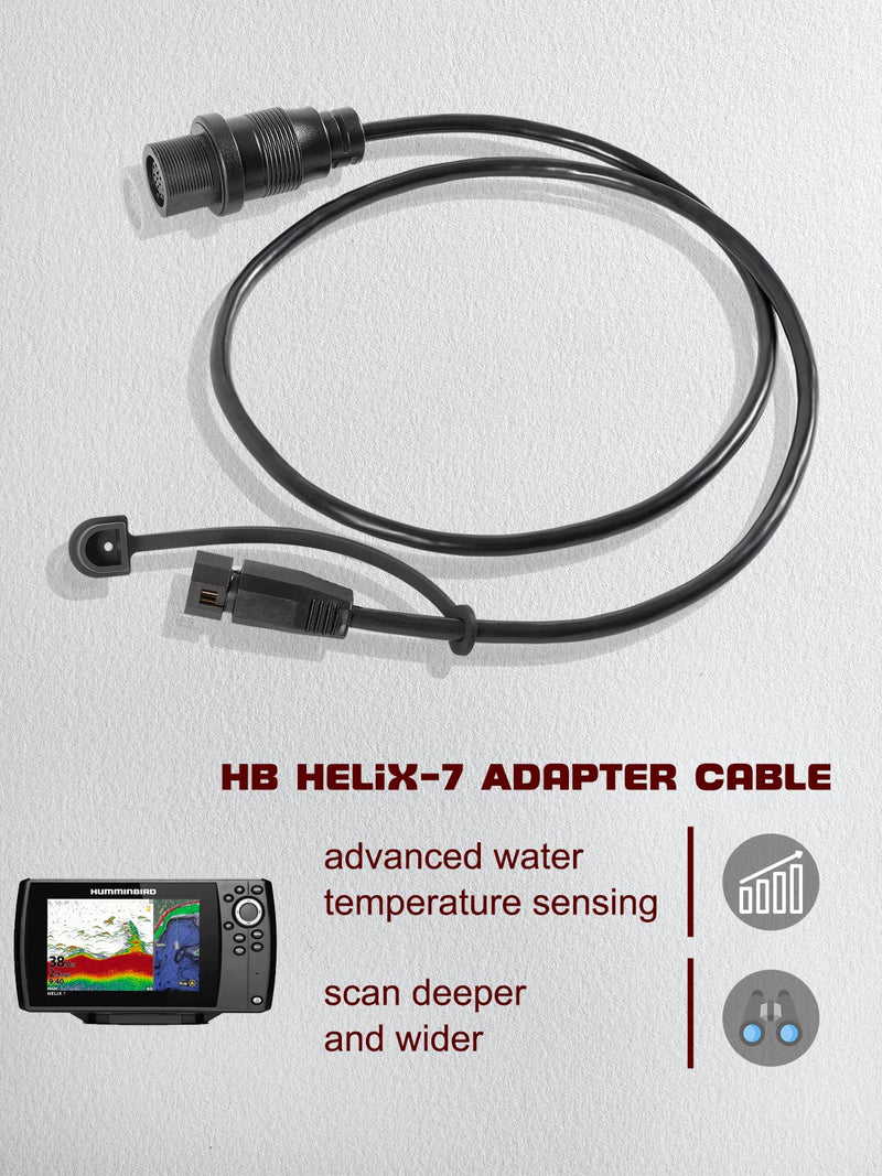 1852086 MKR-MDI-2 Sonar Adapter Cable for Hummingbird Helix-7 G3 G3N G4 G4N Fish Finder