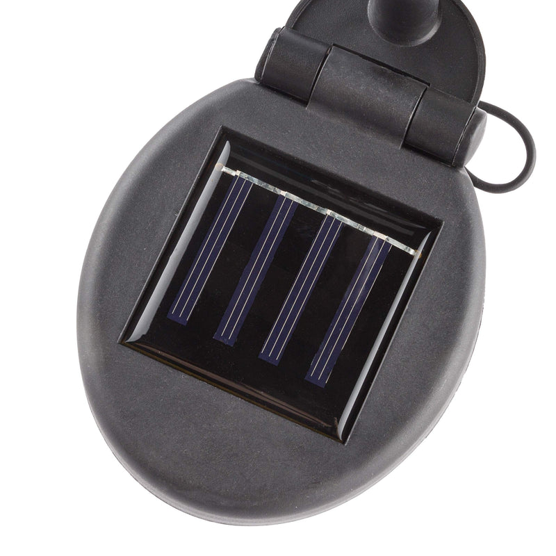 Alpine Corporation 34" Tall Outdoor Solar Powered Cross Pathway Light Stakes (Set of 2)