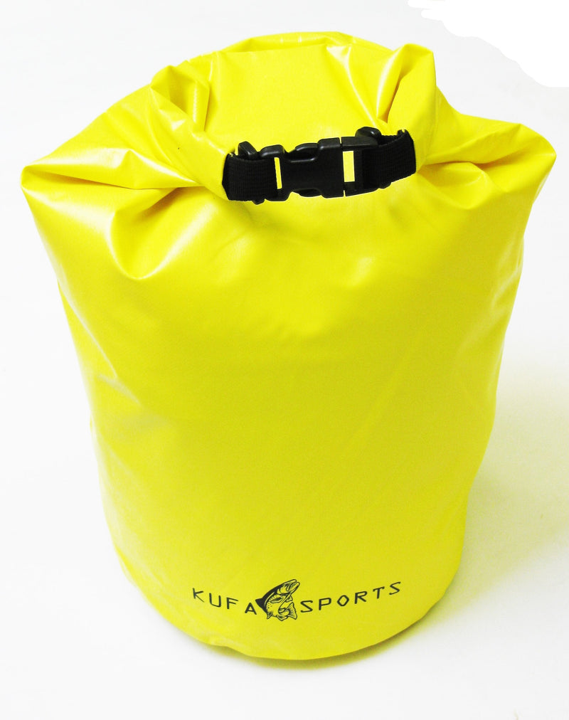 KUFA SPORTS Roll Top Dry Bag Yellow 11.5" x 19"