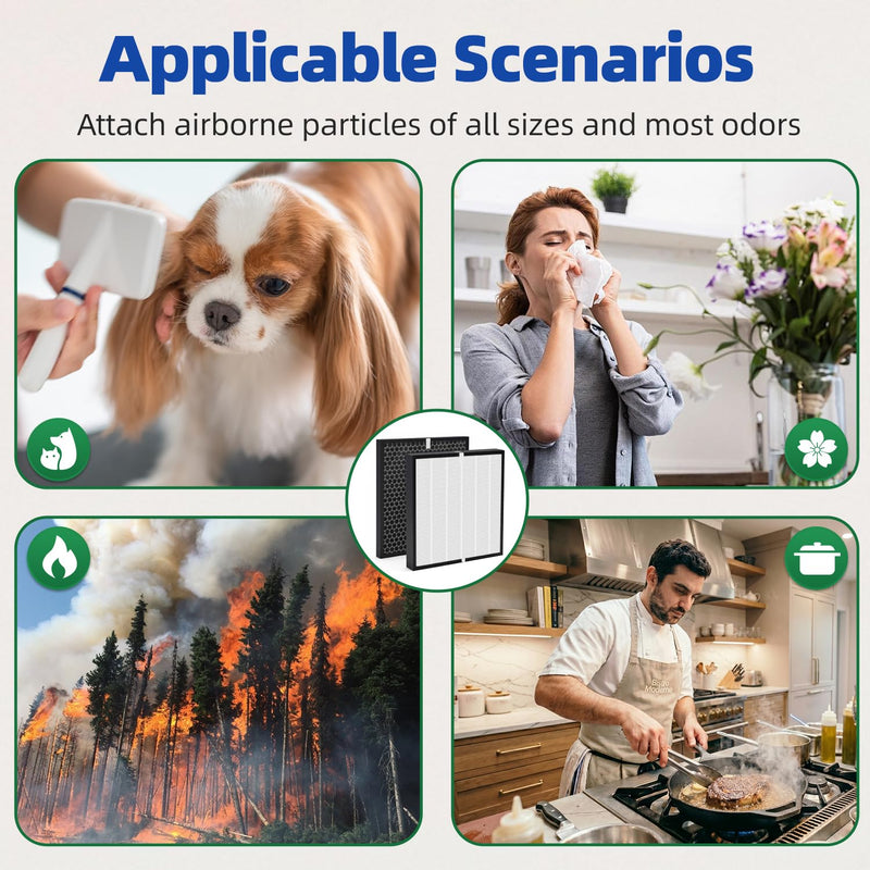 EJ120 Replacement Filter for Oransi EJ120 Air Purifier 2-pack