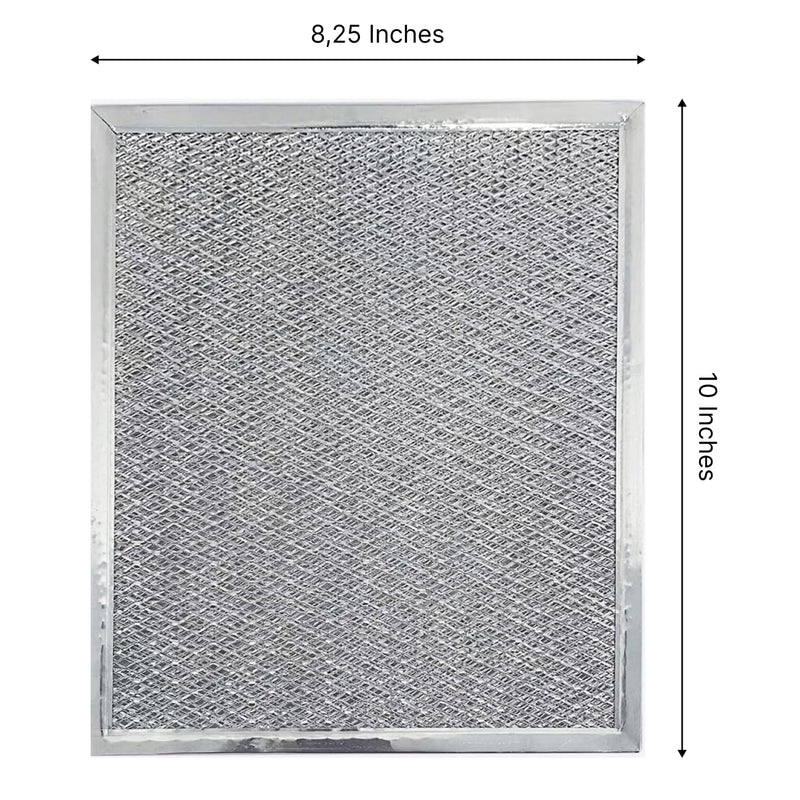 1 Pack Aluminum Range Hood Filter 8 1/4” x 10” Grease Filters for Range Hood Camper Range Metal Tiny House - Kitchen Exhaust fan Cover Hood Stove Vent Filter - Oven Filter Replacement Parts