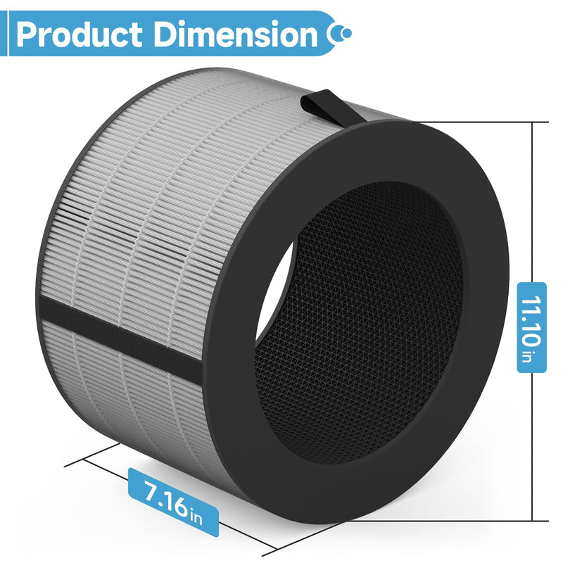 PuriCare 360 Filter Replacement Compatible with LG PuriCare 360 Purifiers AS601HBB0, 1 Pack