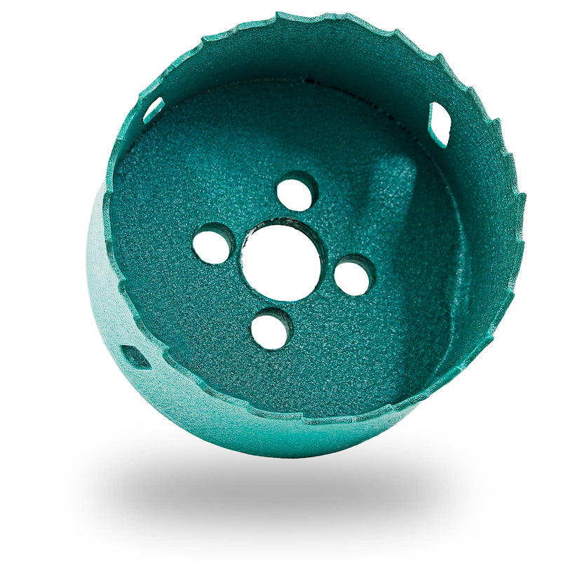 2 3/4 Inch / 70mm Hole Saw with Arbor, 2.75 Inch Hole Saw HSS Bi-Metal Hole Cutter Smoothly Cutting in Cornhole Boards, Plastic, Wood, Fiberboard, Drywall 2 3/4" / 70mm