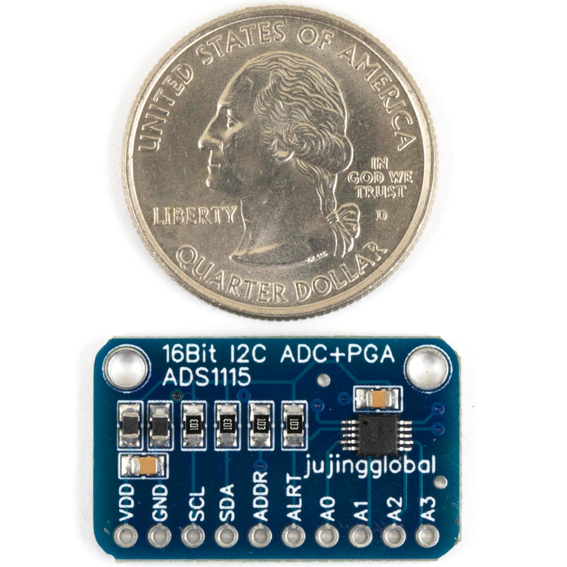 3pcs ADS1115 16Bits 4 Channel I2C IIC Analog-to-Digital ADC PGA Converter Development Board for Arduino Raspberry Pi