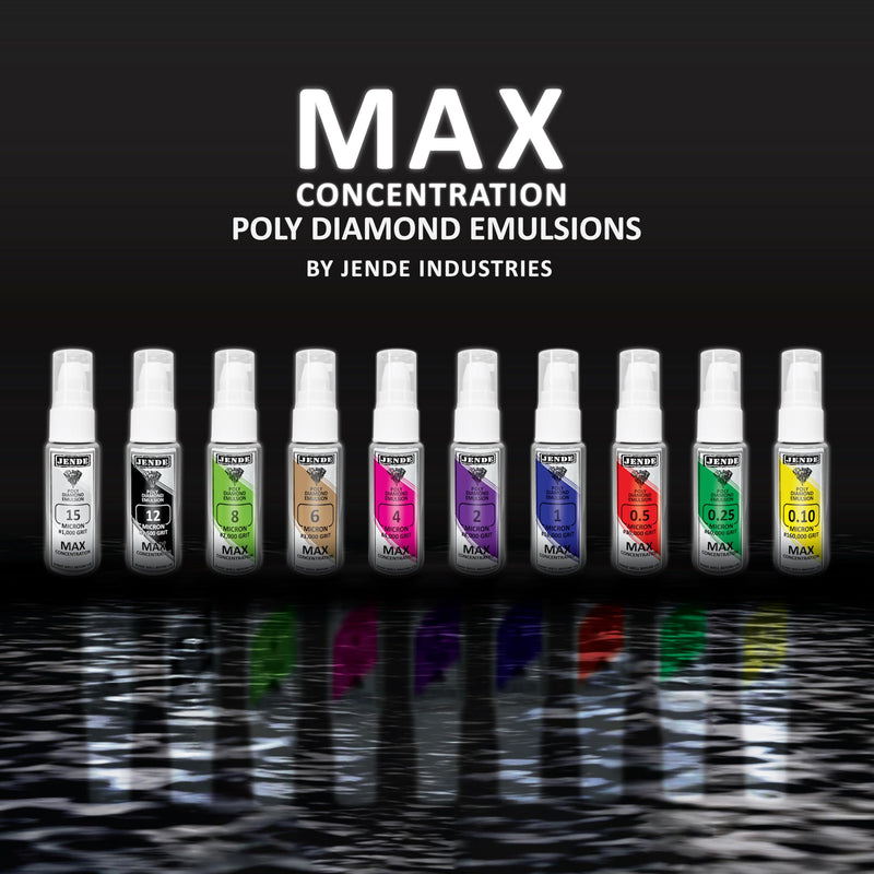 Jende 0.5 Micron Max Concentration Poly Diamond Stropping Emulsion 20ml-Higher Diamond Carat Level
