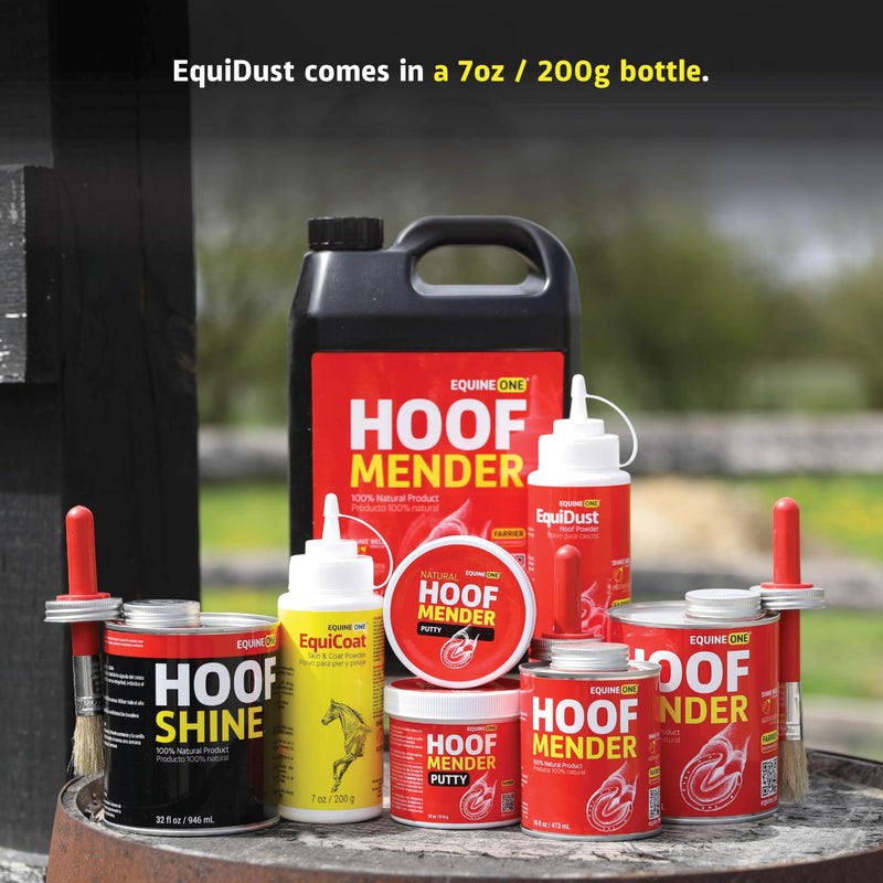 EquiDust - Hoof Powder - Blend Natural Minerals - Dry Heel and Frog | Thrush (7 oz)