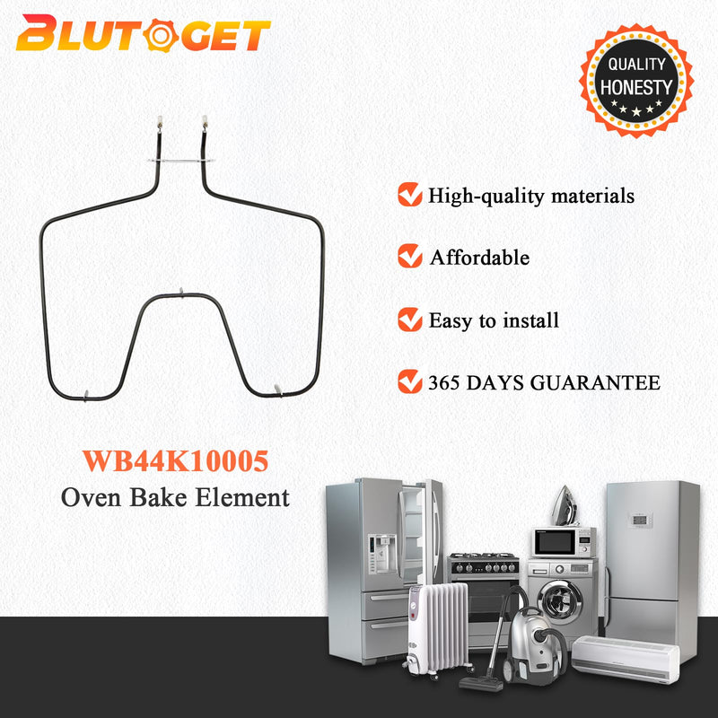 WB44K10005 WB44K10001 Oven Bake Element by Blutoget- PS249238 Fit for GE Hotpoint Americana Oven RBS360DM4BB RB526h3WW, RB757BH1WH, RB787WH1WW, RBS160DM4WW-Replaces PS249238, AP2030964, PD00001066