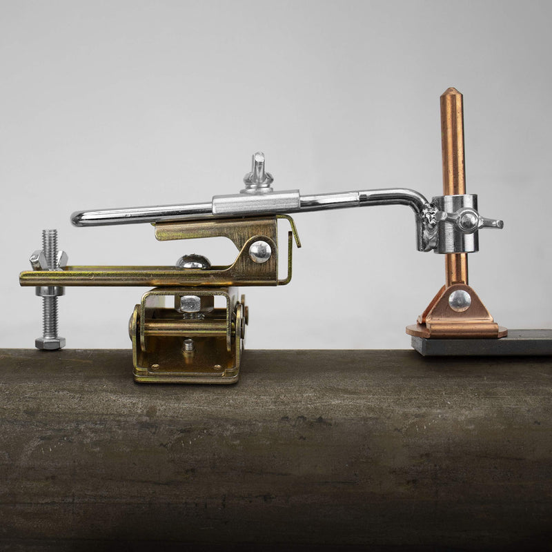 Strong Hand Tools AGH240, Deluxe Magnetic Grasshopper, Welding Finger, Copper Spindle + Magnetic V-Pad Base + Anti-tipping Bolt (7.5")