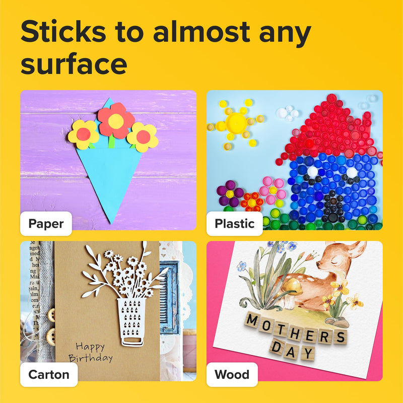 300 Clear Removable Double-Sided Adhesive Glue Dots – Acrylic, Transparent, 0.3" Diameter, No Mess, Photo Safe, Sticky Dots, Double Sided Balloon Tape, Balloon Sticky Dots for Craft, Decorations