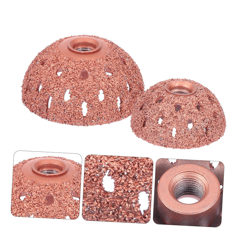 SUPVOX Tire Buffing Wheel 2.17 Inch Hard Tungsten Dome Buffers for Car Tire Repair and Polishing Compatible with Pneumatic Tools Durable Repair Buffing Wheel