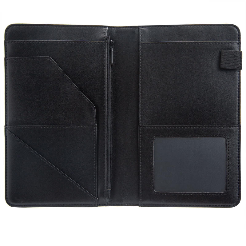 Server Books for Waitress,Cute Pocket Leather Money Organizer Wallet Note Pad Cash Bill Restaurant Guest Check Book Holder Pocket Presenter Fit Server Apron Waitress Book (Blue flower) Blue flower