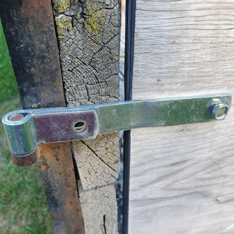 10" Heavy Duty Strap Hinge Galvanized - 2 Pack