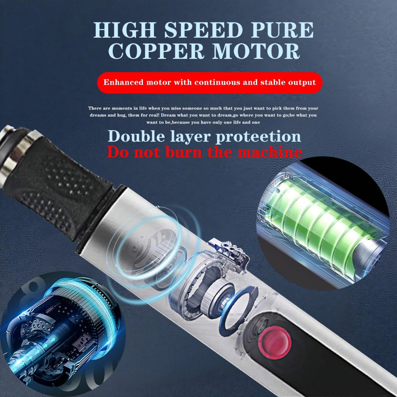 Engraving Pen, Cordless Electric Engraving 3-Speed Engraver (8000-25000 RPM) for Beginner Friendly Artists & DIYers Rechargeable +Tool with 35 Accessories for Metal/Glass/Wood Engraving Silver
