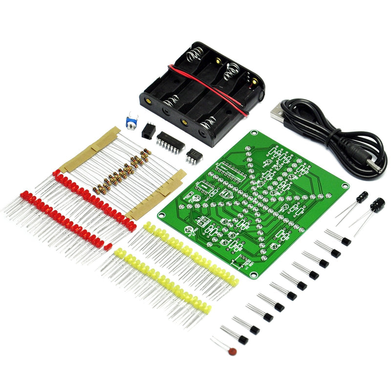 Gikfun Electronic LED Flashing Lights Soldering Practice Board PCB DIY Kit EK1874