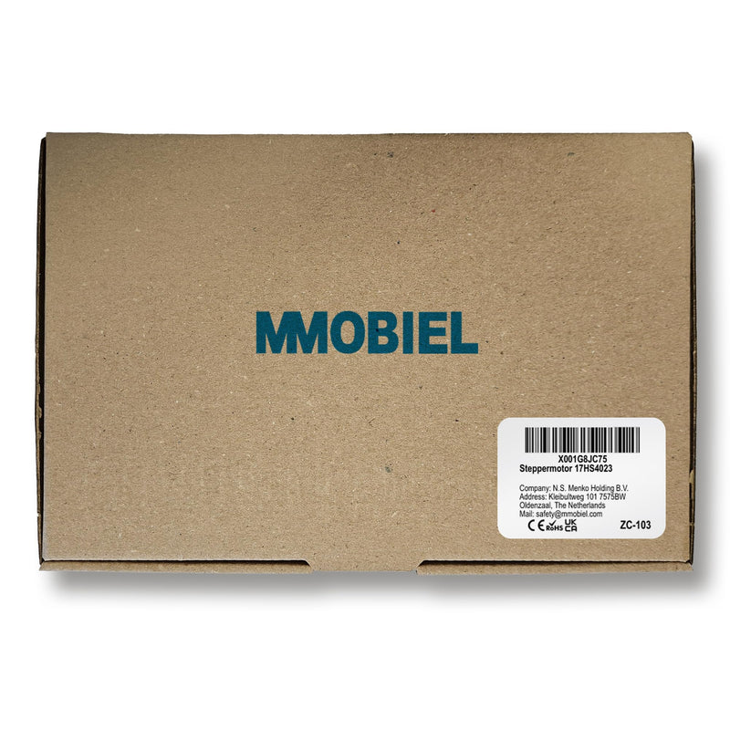 MMOBIEL Nema 17 Stepper Motor Bipolar (17HS4023) 1.8 Degree 4.1V 1A 13Ncm (18.4oz.in) Incl. 1m / 3ft Cable