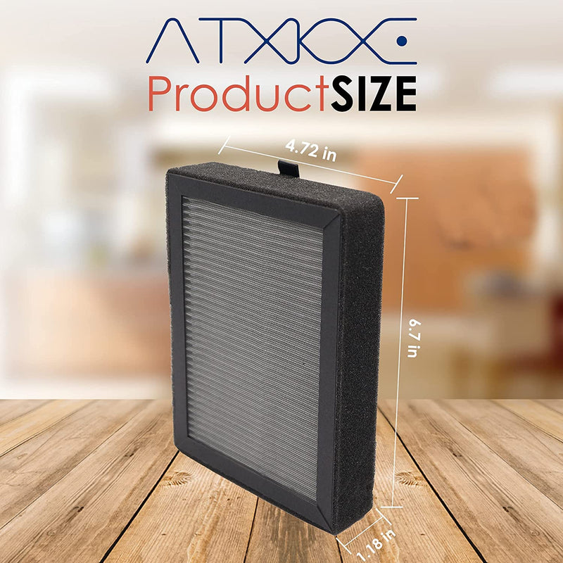 ATXKXE LV-H128 Filter for Levoit LV-H128 Replacement Filter, 4 Pack 4.7" x 6.7" x 1.1"