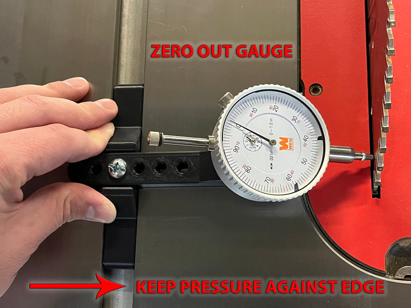 Table Saw Alignment Gauge Without Dial Indicator - Calibrate and Align Your Blade & Fence - Eliminate Burn Marks and Reduce Kickback - Made in USA