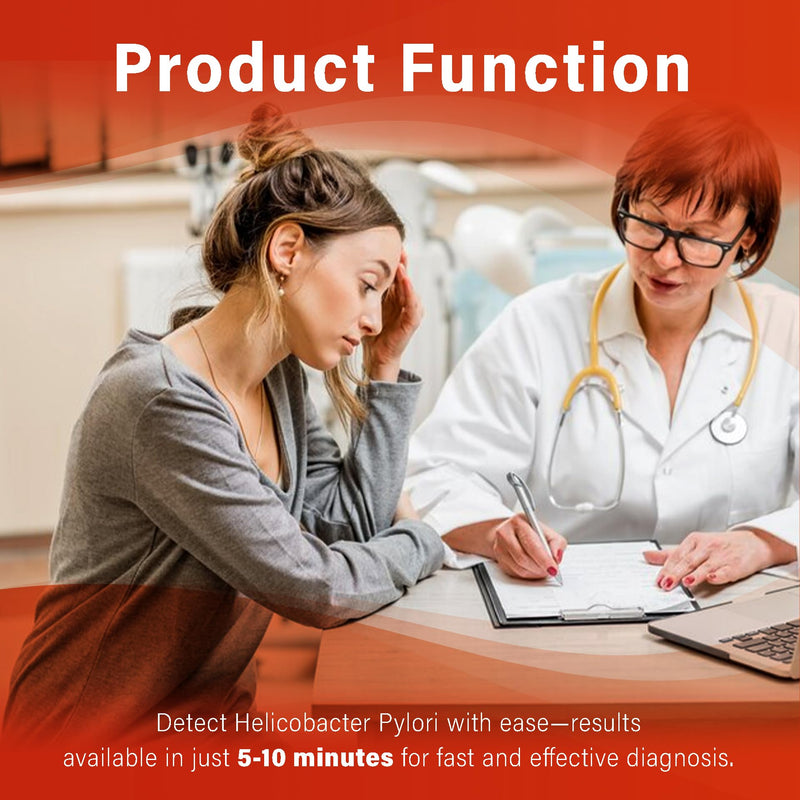 H. Pylori Antigen Rapid Test 3 Tests/Pack - H-Pylori Stool (Antigen) Self-Test for Home Use, 99.9% Accurate, (Feces) Helicobacter Pylori Test Family Pack