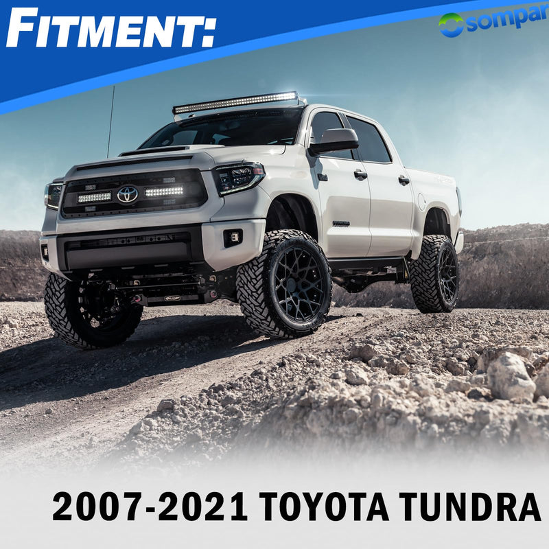 1Pair Tailgate Latch Lock with Control Link Compatible with Toyota Tundra 2007-2021 Replaces 65780-0C041 65790-0C041 65655-0C011 65656-0C011 Left Right Side 4 Pieces