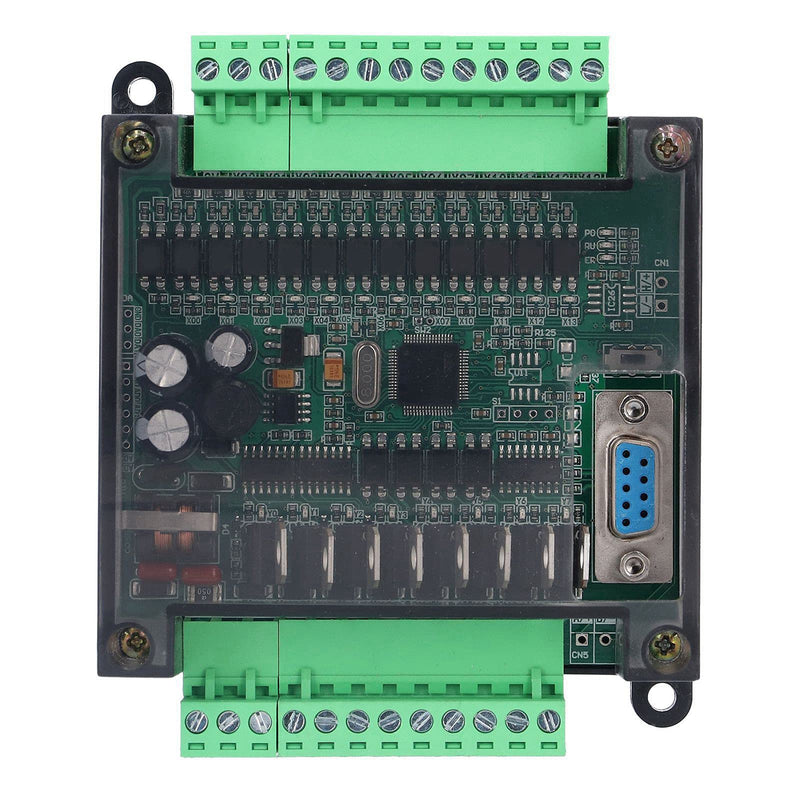 12V PLC Control Programmable Logic Controller DC12V 2N20MT Industrial Control Board PLC Programmable Logic Controller Relay Output(Add Shell), Industrial Computer
