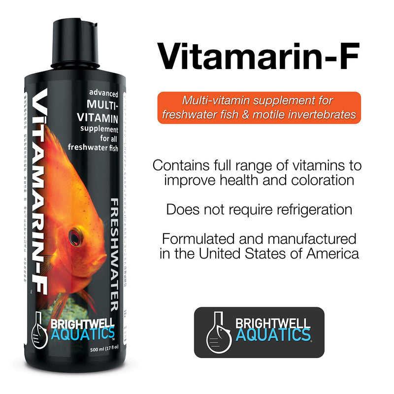 Brightwell Aquatics Vitamarin F - Advanced Multivitamin Supplement for Freshwater Fish 250-ml - PawsPlanet Australia