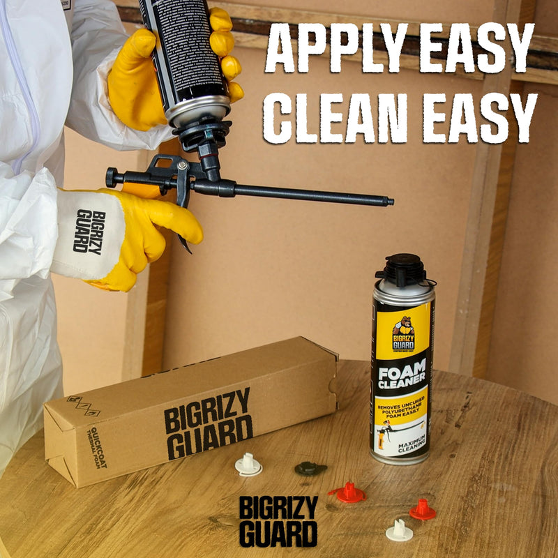 Spray Foam Gun, 1 Professional Expanding Foam Dispensing Gun with 9 Nozzles 1 Pack