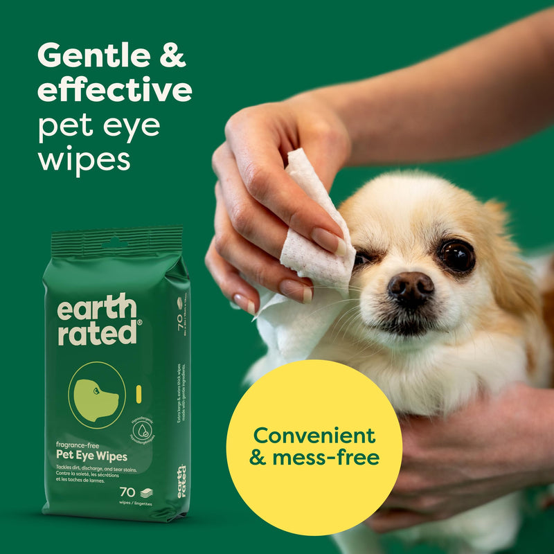 Earth Rated Ultimate Dog Grooming Bundle - Includes Unscented Dog Grooming Wipes, Hypoallergenic Plant Based Dog Ear Wipes, Hypoallergenic Plant Based Dog Eye Wipes - PawsPlanet Australia