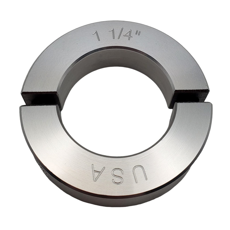 1.25" Bore Diameter - Clamping Two Piece Shaft Collar - 2024 Aluminum (2 Pack) 1.25" Bore 2