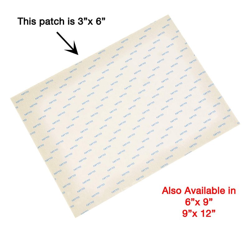 Total Patch Repair - 3" X 6" - Great for Fiberglass, Steel, Concrete, Wood, PVC, Plastic, Galvanized Pipe and More