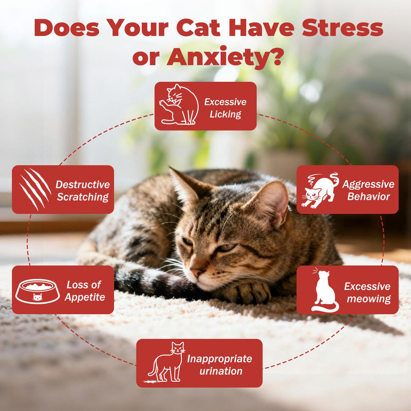 Cat Calming Treats – Natural Stress, Anxiety & Shock Relief for Cats – Featuring L-Theanine, L-Tryptophan & Catnip – 100% Veterinarian Formulated, 30 Likable Gel Tubes for Quick Calm & Relaxation